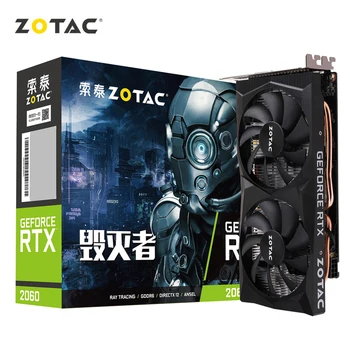 ZOTAC RTX 2060 super 6 GB 8 GB 12 GB Tarjetas de Vídeo RTX2060 de la GPU de la Tarjeta Gráfica